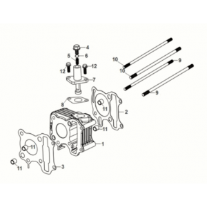 Cylinder Sym Mio 50I E5