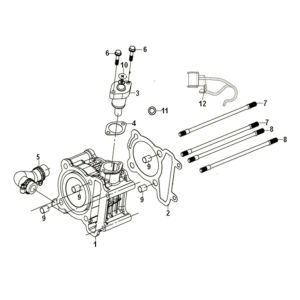 Cylinder Sym Symphony ST 125i LC E5