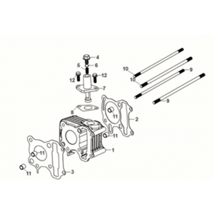 Cylinder Sym X-Pro 50 E5