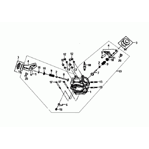 Cilinderkop Sym Fiddle III Euro 4