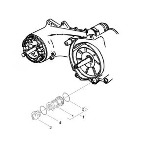 Oliefilter Piaggio Liberty 4-takt