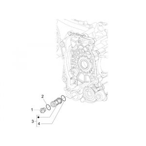 Oliefilter Vespa Primavera 50 4-takt 2V 25km/u