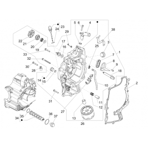 Waterpomp - Oliefilter Piaggio MP3 500 LT Business 2014-2016