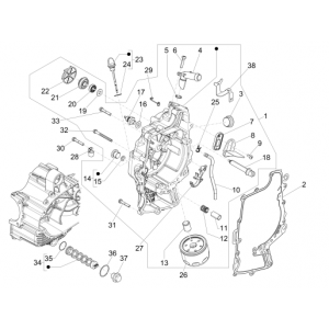 Waterpomp - Oliefilter MP3 500 LT Sport 2014-2016