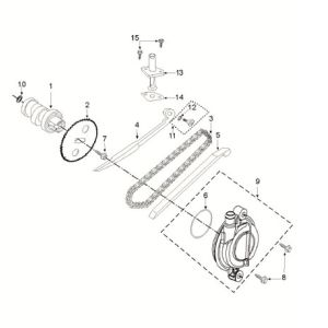 Distribution Peugeot Speedfight 4 50i E5