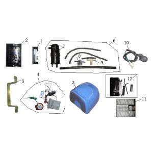 Diversen onderdelen Giantco Grand Venus donkerblauw