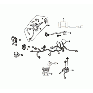 Kabelboom Sym Orbit III Black