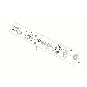 Koppeling - Koppelinghuis Sym Fiddle ll Euro 5