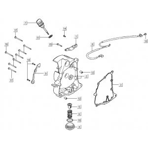 Carter - Peilstok - Oliefilter Kymco Agility 16+ 150i Euro 4