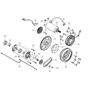 Startmotor - Oliepomp- Ontsteking - Stator - Vliegwiel Kymco AK550i