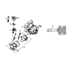 ECU set Sym Orbit II 125i E4