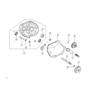 Vertanding - Overbrenging Kymco New Dink 4-takt zwart metallic