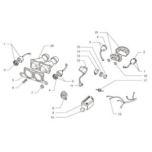 Elektrische delen Beta Ark-k Skull 50 2-takt AC 2010 25km/u