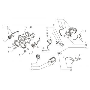 Elektrische delen Beta Ark-k 50 2-takt LC geel 2008