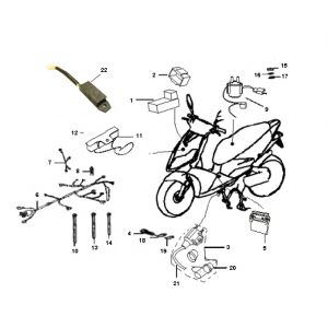 Elektrische delen Generic Xor Williams 50 2-takt 2009