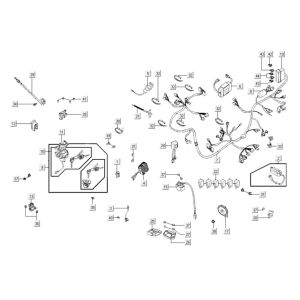 Elektrische delen Kymco Xciting 400i Geel