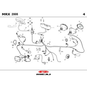Elektrische delen Rieju MRX blauw 2006 2-takt