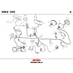 Elektrische delen Rieju MRX zwart 2006 2-takt