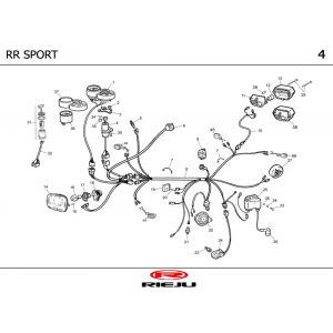 Elektrische delen Rieju RR Sport blauw 2004 2-takt