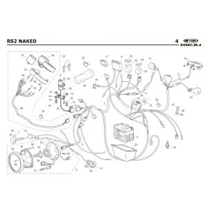 Elektrische delen Rieju Rs2 Naked zwart 2005 2-takt