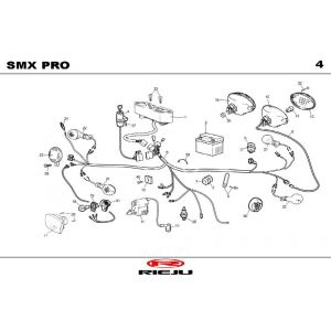 Elektrische delen Rieju SMX pro zwart 2004 2-takt