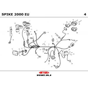 Elektrische delen Rieju Spike blauw 2001 2-takt