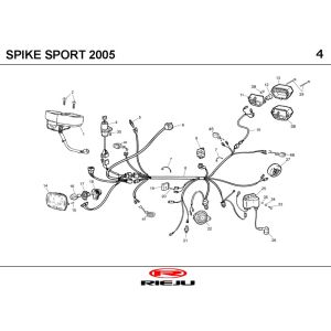 Elektrische delen Rieju Spike rood 2007 2-takt