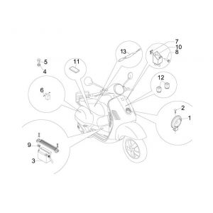 Elektrische delen Vespa LX 50 4-takt 4V 45km/u