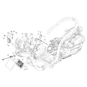 Spanningsregelaar - Bobine - Elektronische delen Piaggio Medley 125 ABS Euro 5 2021-2022