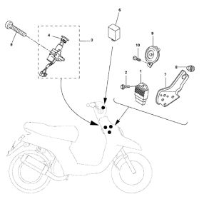 Kabelboom - Bobine - Accu Yamaha Bw's 2-takt