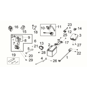 Eletric part Sym Joymax Z 125i E5 2022
