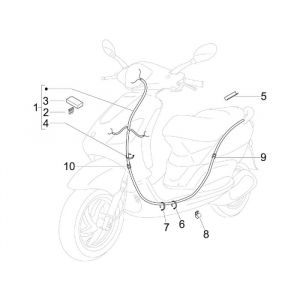 Kabelboom Piaggio Fly 50 4-takt AC