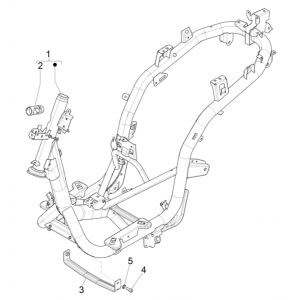 Frame Piaggio Medley 125 ABS Euro 5 2021-2022