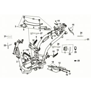 Frame Sym Fiddle IV 50 Euro 5