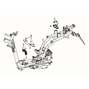 Frame body Sym E-XPRO 45KM/U 2020-2021