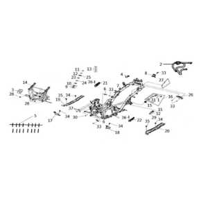 Frame body Sym Joymax Z 125 E4