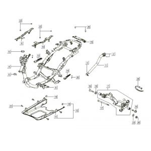 Frame Kymco Like 200i Zwart