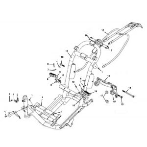 Frame Pronto Junior 4-takt