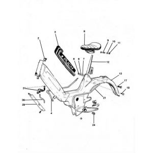 Frame Puch Maxi