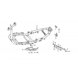 Frame Sym Jet Euro-X 2-takt