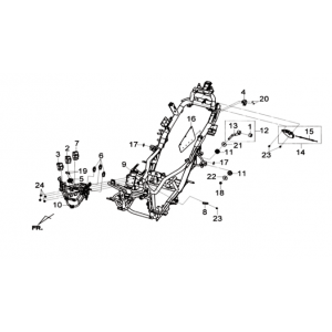 Frame Sym Joymax 125I ABS