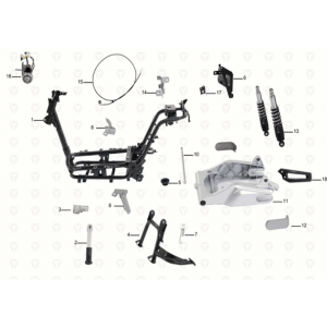 Frame Yadea C1S
