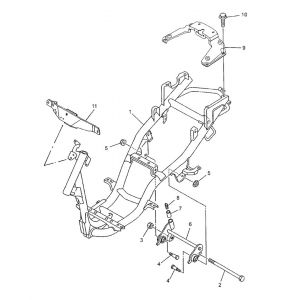 Frame Yamaha Neo's 50 2-takt AC 2003-2008