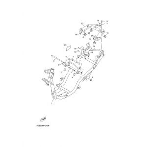 Frame Yamaha Neo's 4-takt 2008→ partsproduct-Frame--zadel-Peugeot-Jet-force-C-tech-2-takt