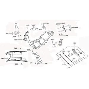 Framedelen China Joy mat antraciet
