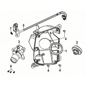 Benzineklep Sym Fiddle IV 50 Euro 5