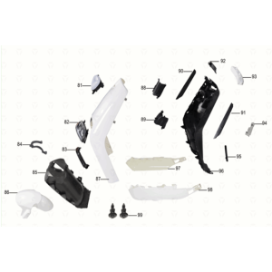 Front wall / wind board Yadea G5