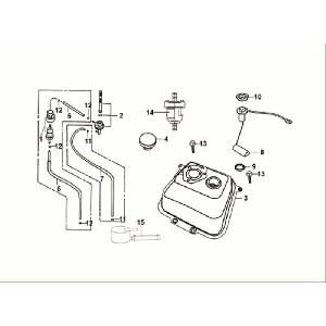 Benzinetank Sym Fiddle ll Euro 5