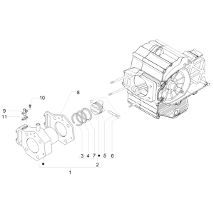 Cilinder - Zuiger Piaggio MP3 500 LT Business 2014-2016