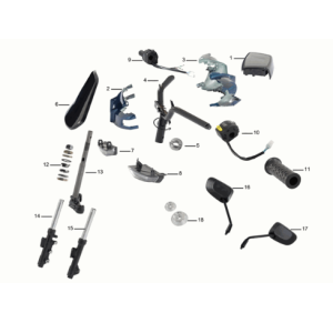 Handlebar / front fork Yadea C1S